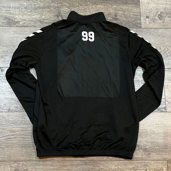 Hummel Brazas Futebol Club Black Full Zip Soccer Jacket - Men's Size Medium - Picture 7 of 10